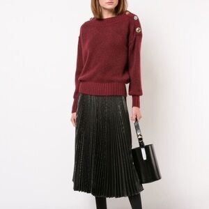 $495 Veronica Beard Chase Button Detail Sweater Pullover
Preowned